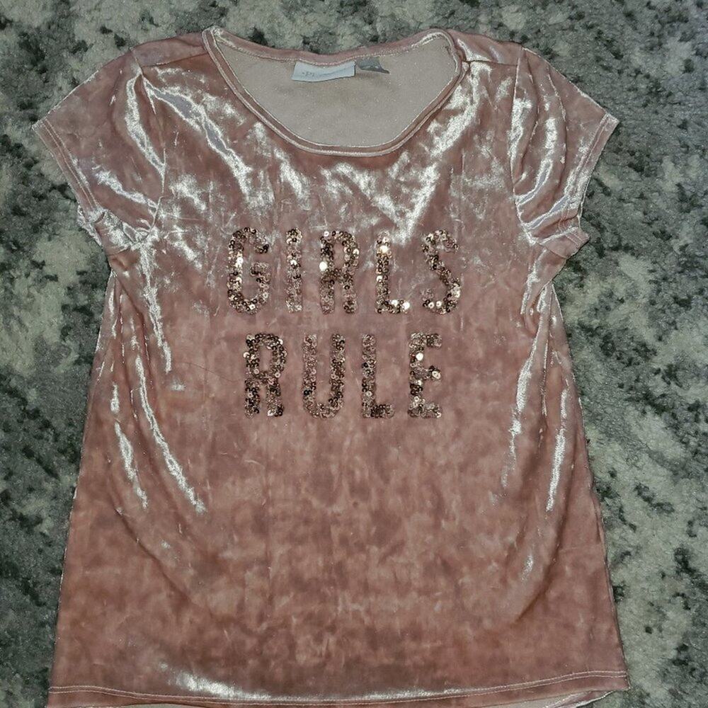 3 for 12 ||| Girls Rule Children's Place Top  || Medium || EUC